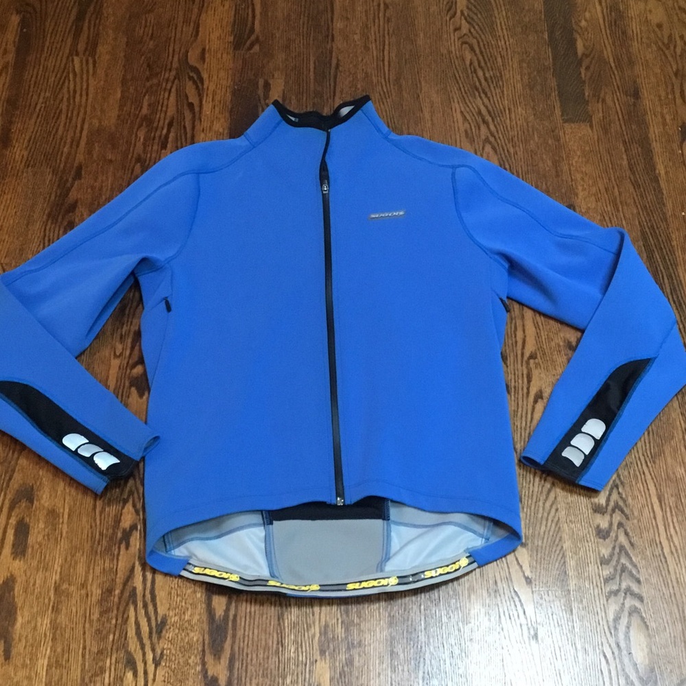 SUGOI Bright Blue Men's Performance Cycling Jacket
